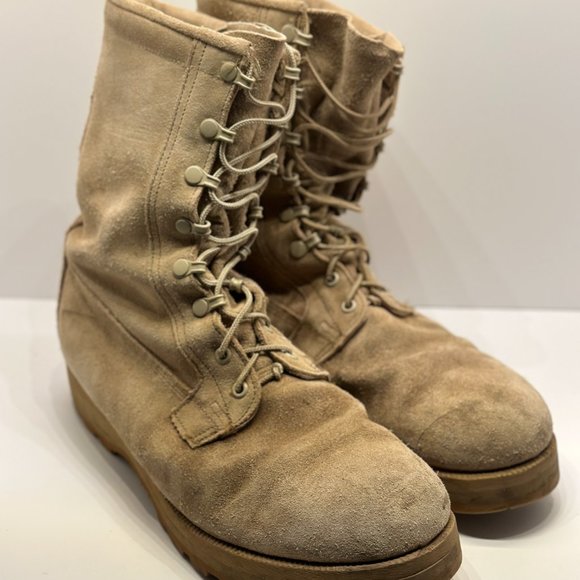 MEN MILITARY VIBRAM BOOTS SIZE 12.5 main image 4
